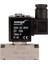 220 V Ac Paslanmaz Takoz Gövde Solenoid Valf Normalde Kapalı 1/4"(0-25 BAR) 2