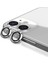 iPhone 12 Kamera Koruyucu Lens Alüminyum Alışımlı Cam (gümüş) 1