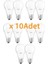 4,9W (40W) E27 Mini LED Ampul 2700K Sarı 10 Adet Avize LED Lamba 1