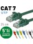 Irenıs 5 Adet 25 cm Cat7 Kablo Ethernet Network Internet Lan Kablosu 1