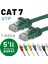 Irenıs 5 Adet 1 Metre Cat7 Kablo Ethernet Network Internet Lan Kablosu 1