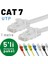 Irenıs 5 Adet 1 Metre Cat7 Kablo Ethernet Network Internet Lan Kablosu 1