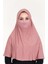 Peçeli Hazır Türban Pratik Şal Hijab Namaz Örtüsü 4