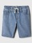 Erkek Çocuk Mavi Slim Denim Pull-On Şort 1