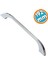 Mobilya Kulp Mutfak Dolabı Çekmece Dolap Kulpları Kapak Kulpu Kulbu Krom Renk 192 mm Metal 1