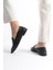 Kadın Deri Loafer & Babet Siyah -MCMNG12103-S 5