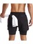 Erkek Running Hızlı Kuruma Micropoly Antrenman Halısaha Fitness Kısa Taytlı Outdoor Şort 5