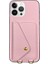 iPhone 13 Pro Max Pembe Askılı ve Cüzdanlı Kılıf 3