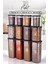 12'li Etiketli Modernity Kare Erzak Saklama Kabı Seti (1750ML X4- 1200ML X4 - 450ML X4 ) Baharatlık 1