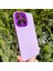 iPhone 13 Pro Mor Metal Kamera Korumalı Silikon Kılıf 1