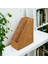 Ahşap Rattan Dergilik Kitaplık Doğal Bohem Özel Üretim Organizer 33CM 1