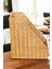 Ahşap Rattan Dergilik Kitaplık Doğal Bohem Özel Üretim Organizer 33CM 3