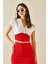 Kırmızı Gömlek Detaylı Crop Bluz 5YXK2-48365-04 3
