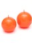 2'li Turuncu Top Mum Seti(7 cm-8 cm) 1