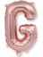 G Harf Rose Gold Folyo Balon 40 Inc 100 cm 1