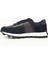 Erkek Lacivert Bağcıklı Hakiki Deri Comfort Sneaker 3