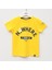 Erkek Çocuk Kısa Kol T-Shirt - 15035 - Sarı 1