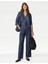 Relaxed Fit Keten Blazer Ceket 4