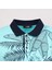 Erkek Kısa Kol Polo Yaka Baskılı T-Shirt - Pl-487 - Mint Yeşili 2