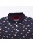 Erkek Kısa Kol Polo Yaka Desenli T-Shirt - Czt-174 - Lacivert 2
