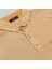 Erkek Kısa Kol Düğmeli Polo Yaka T-Shirt - Djs-276 - Safran 2