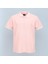Erkek Kısa Kol Polo Yaka Düğmeli T-Shirt - Czt-169 - Pembe 1