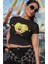 Kalpli Sünger Bob Baskılı Crop Top, Kadın Sponge Bob Baskılı Crop Bluz 1