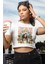 Lana Del Rey Baskılı Crop Top, Kadın Lana Baskılı Crop Bluz 2