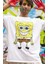 Kravatlı Sünger Bob Baskılı T-Shirt Erkek-Kadın Sponge Bob Baskılı T-Shirt 2