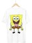 Sünger Bob Sırt Baskılı T-Shirt Erkek-Kadın Sevimli Sünger Bob Baskılı Tshirt 3