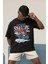 Unisex Hakeem Olajuwon Baskılı T-Shirt Erkek-Kadın Basketbol Temalı T-Shirt 1