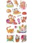 Tontik Kediler Çok Amaçlı Renkli Sticker Çıkartma 2