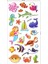 Bear & Pear Mermaid ve Sevimli Balıklar Yapıştırma Sticker Seti 3