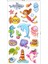 Bear & Pear Okyanus Dünyası Renkli Balıklar Sticker Set Çıkartma Etiket 3