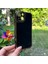 Apple iPhone 14 Kamera Korumalı Altın Renkli Siyah Silikon Kılıf 1
