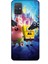 Samsung Galaxy A71 Kılıf Animasyon 2 Sünger Bob Mavi Kapak 1