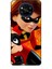 Xiaomi Poco X3 Pro Kılıf Animasyon 7 Inanılmaz Aile Kırmızı Desenli Kılıf 1