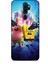 Oppo A5 2020 Kılıf Animasyon 2 Sünger Bob Mavi Kapak 1