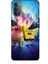 Oppo Reno 4 Kılıf Animasyon 2 Sünger Bob Mavi Kapak 1