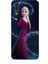 Huawei P20 Kılıf Animasyon 3 Frozen Elsa Ülkesi Bordo Arka Kapak 1