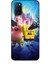 Oppo A52 Kılıf Animasyon 2 Sünger Bob Mavi Kapak 1