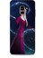 Samsung Galaxy A8 Plus 2018 Kılıf Animasyon 3 Frozen Elsa Ülkesi Bordo Arka Kapak 1