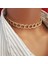 Altın Kaplama Uzay Yolu Kadın Choker Kolye 2