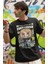 Minyatür Vokalist Kurt Cobain Baskılı T-Shirt Erkek-Kadın Rock Metal Baskılı T-Shirt 3