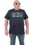 Mocgrande Erkek Büyük Beden Sıfır Yaka T-Shirt Nyc 24133 Lacıvert 1