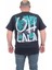 Erkek Büyük Beden Sıfır Yaka T-Shirt Paris 24129 Lacıvert 2