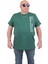 Erkek Büyük Beden Sıfır Yaka T-Shirt Imagine 24126 Neftı 1