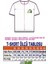 Erkek Büyük Beden Sıfır Yaka T-Shirt Paris 24129 Beyaz 4