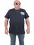 Erkek Büyük Beden Sıfır Yaka T-Shirt Paris 24129 Lacıvert 1