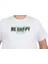 Erkek Büyük Beden Sıfır Yaka T-Shirt Be Happy 24131 Beyaz 3